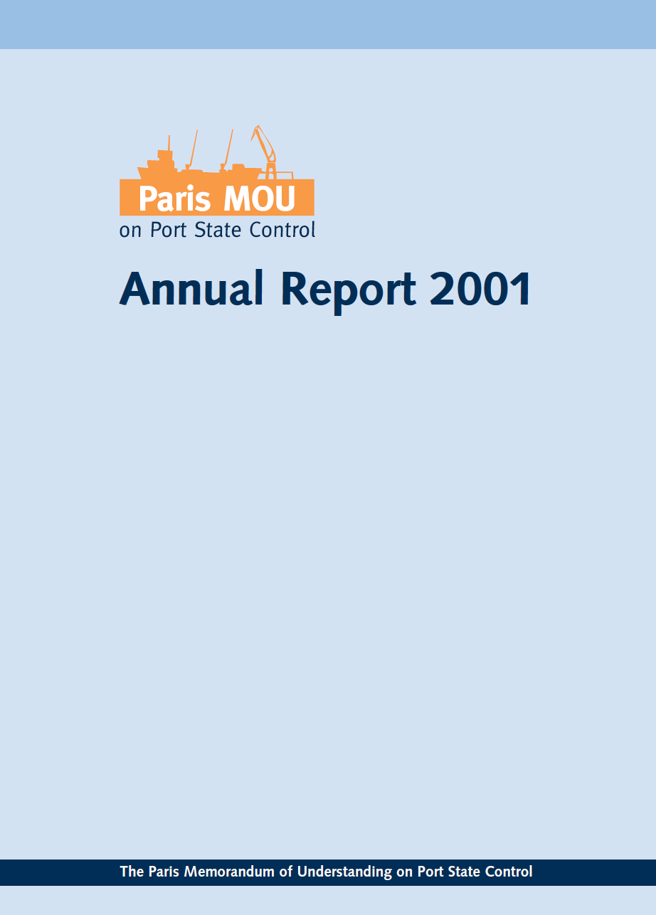 2001 Annual Report Paris MoU